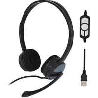 USB HEADSET DELUXE WITH MICROPHONE AND VOLUME CONTROL AGI-0250 USB HEADSET DELUXE WITH MICROPHONE AND VOLUME CONTROL AGI-0250