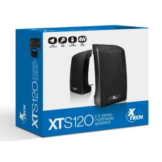 Xtech wired 2.0 channel stereo multimedia speaker system Xtech wired 2.0 channel stereo multimedia speaker system