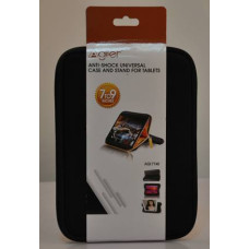 AGI-7740  ANTI SHOCK UNIVERSAL CASE AND STAND FOR TABLETS 7 TO 9 INCHES IN BLACK AGI-7740  ANTI SHOCK UNIVERSAL CASE AND STAND FOR TABLETS 7 TO 9 INCHES IN BLACK